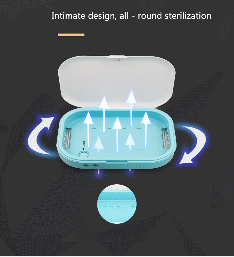 Mobile phone sterilizer mask