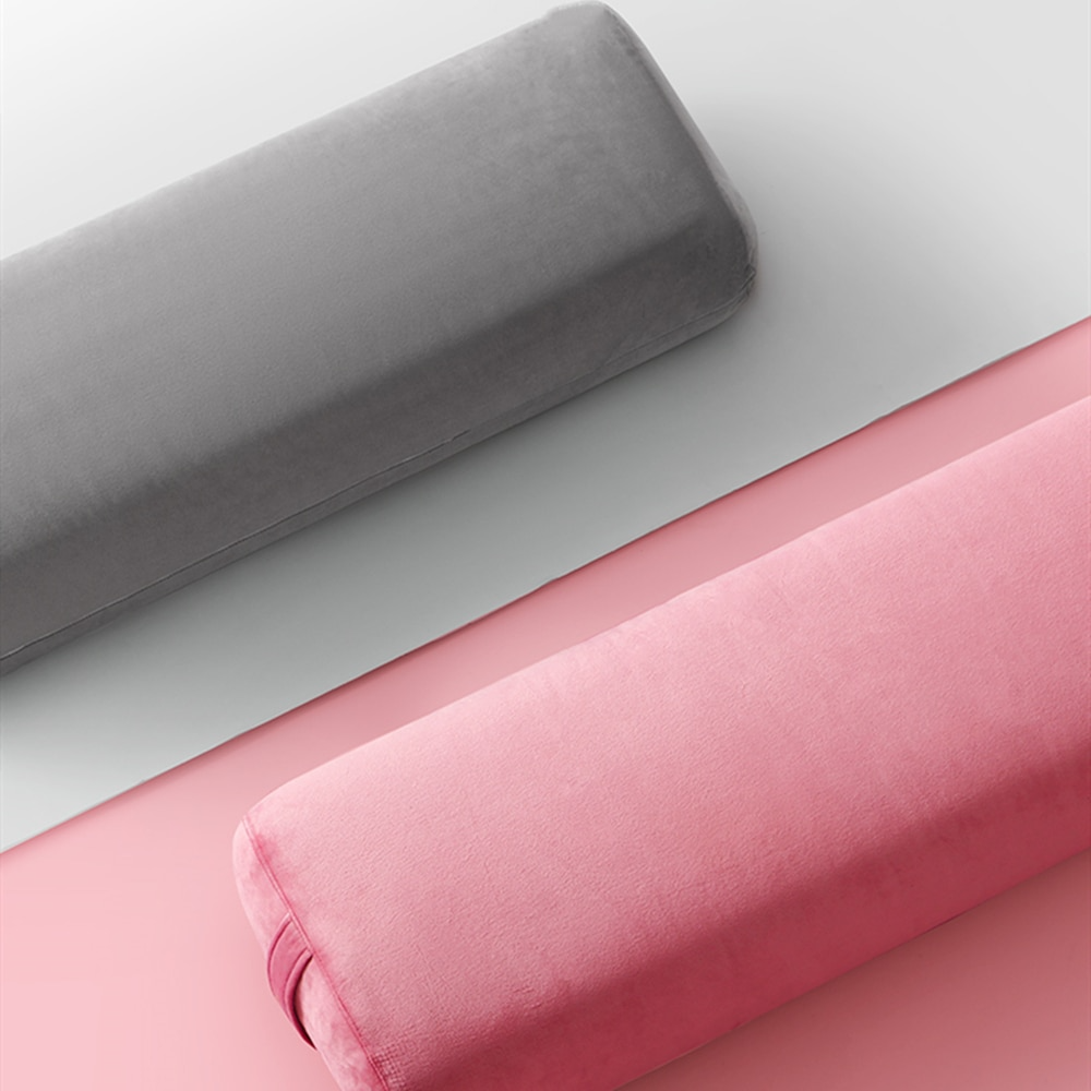 Yoga Bolster Pillow for Meditation and Support Rectangular Yoga Cushion from Machine Washable with Carry Handle