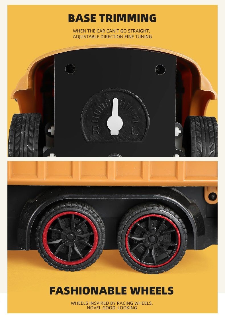 Remote Control Dump Truck, 2.4GHZ, Rechargeable