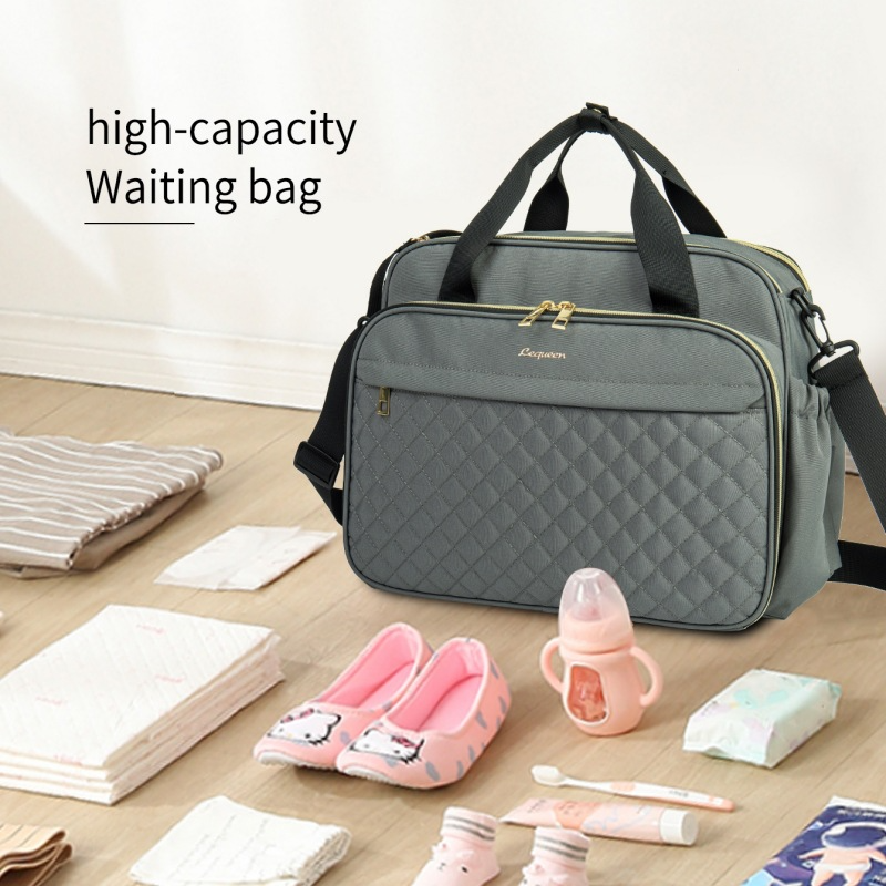 Large Capacity Hand-carrying Multifunctional Crossbody Oxford Cloth Diaper Bag