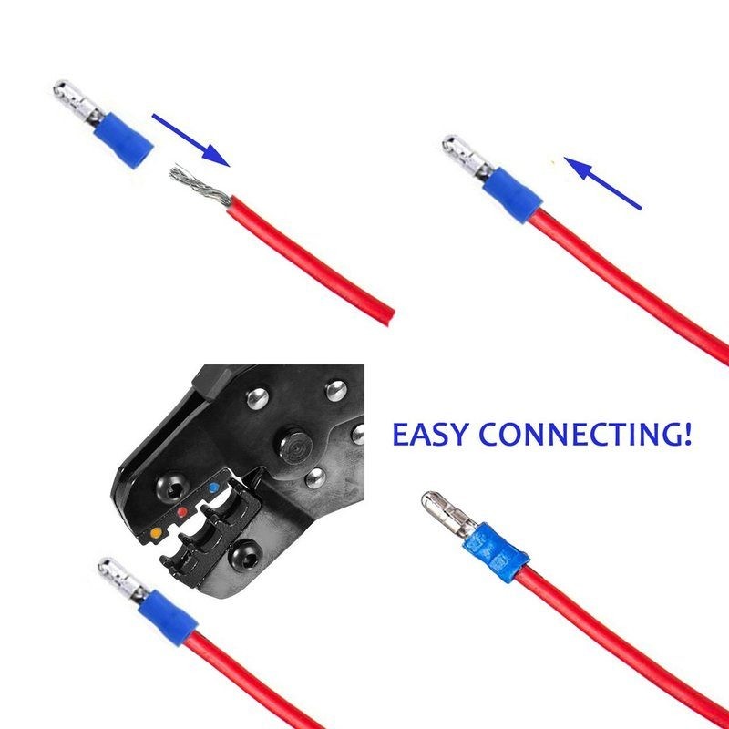 480pcs Electrical Wire Terminal Crimp Connectors