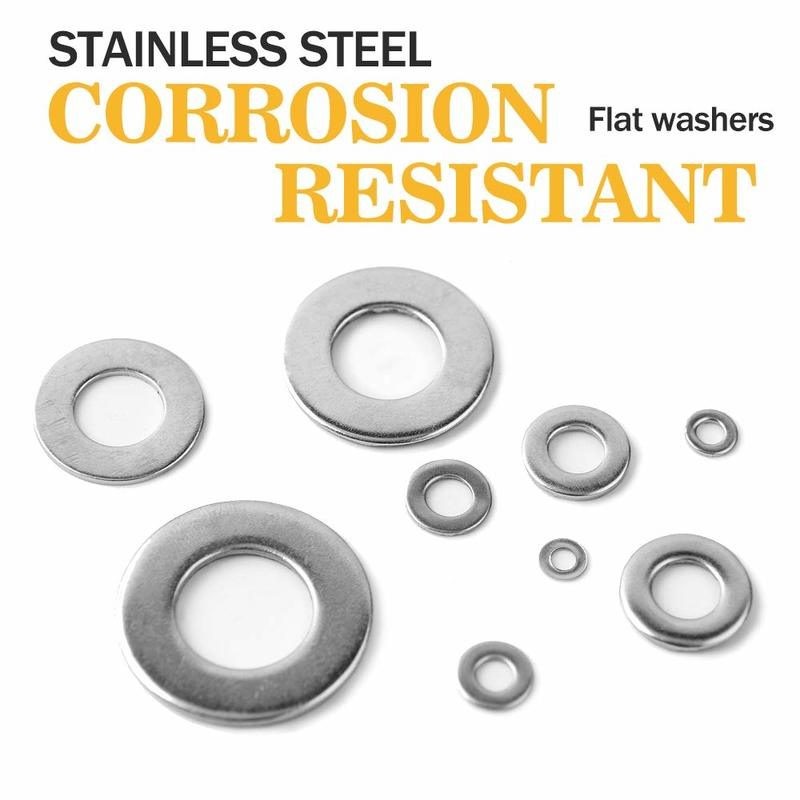 580pcs Flat Washers Stainless Steel