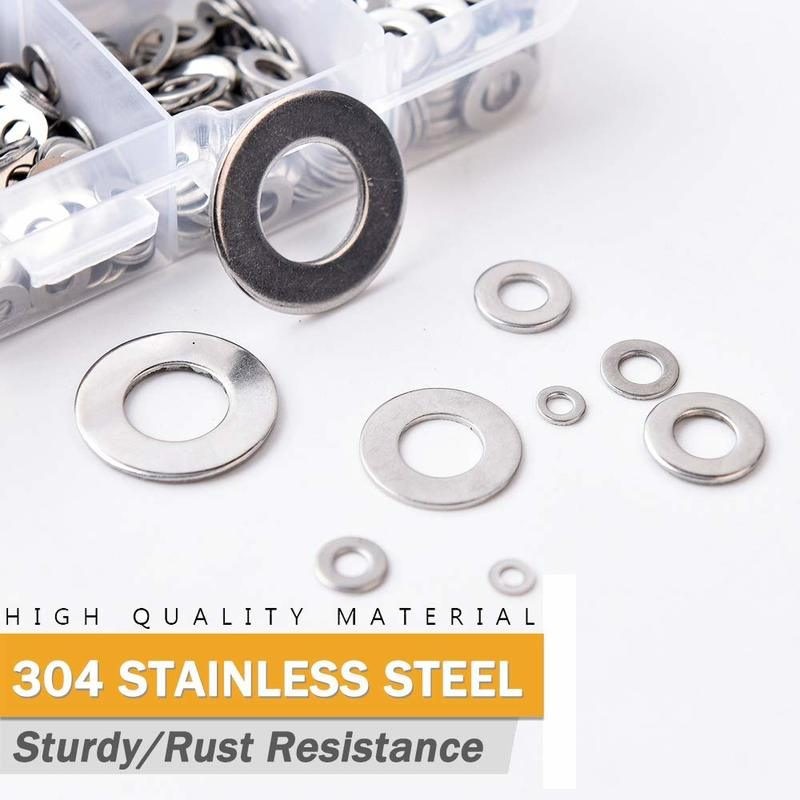 580pcs Flat Washers Stainless Steel