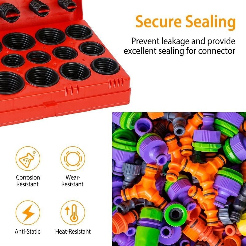 419pcs Universal O-Ring Assortment Kit