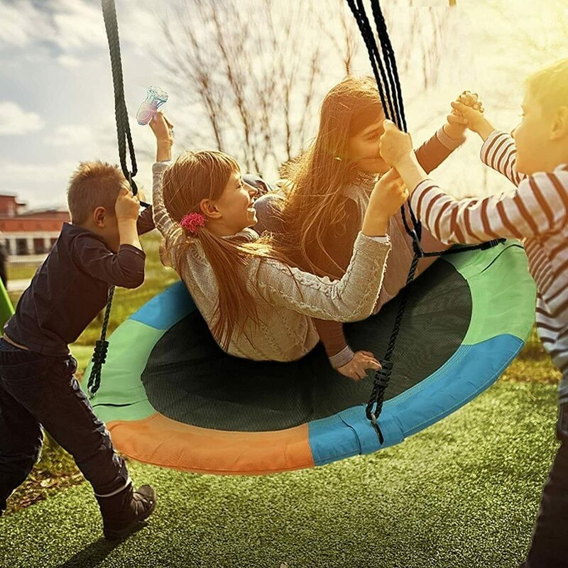 Flying Saucer Tree Swing Children Playground Nest Swings