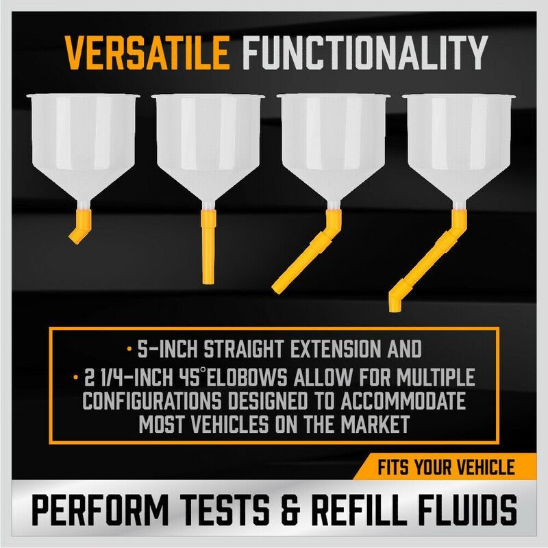 Car Radiator Coolant Refill Funnel Kit