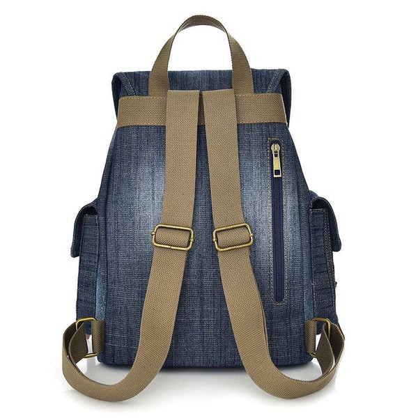 Men's Vintage Denim Backpack