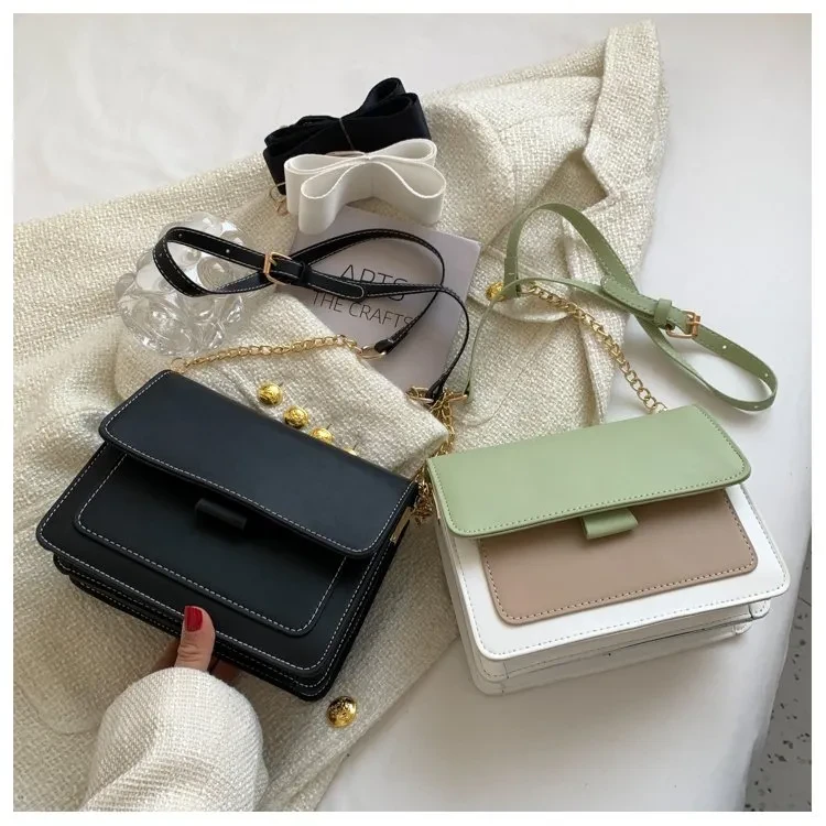 Chain Messenger Bag Fashion Broadband Shoulder Small Square Bag