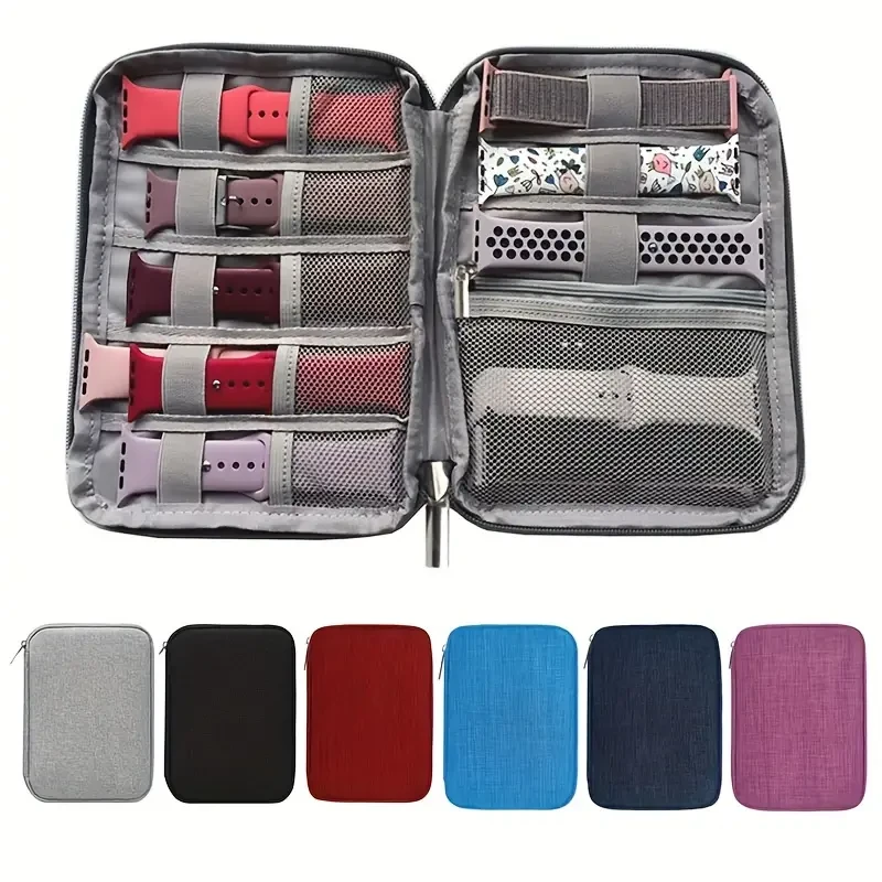 Travel Essentials Multi-Pocket Cable Organizer Bag - Small Charging Cord Storage and Accessory Bag