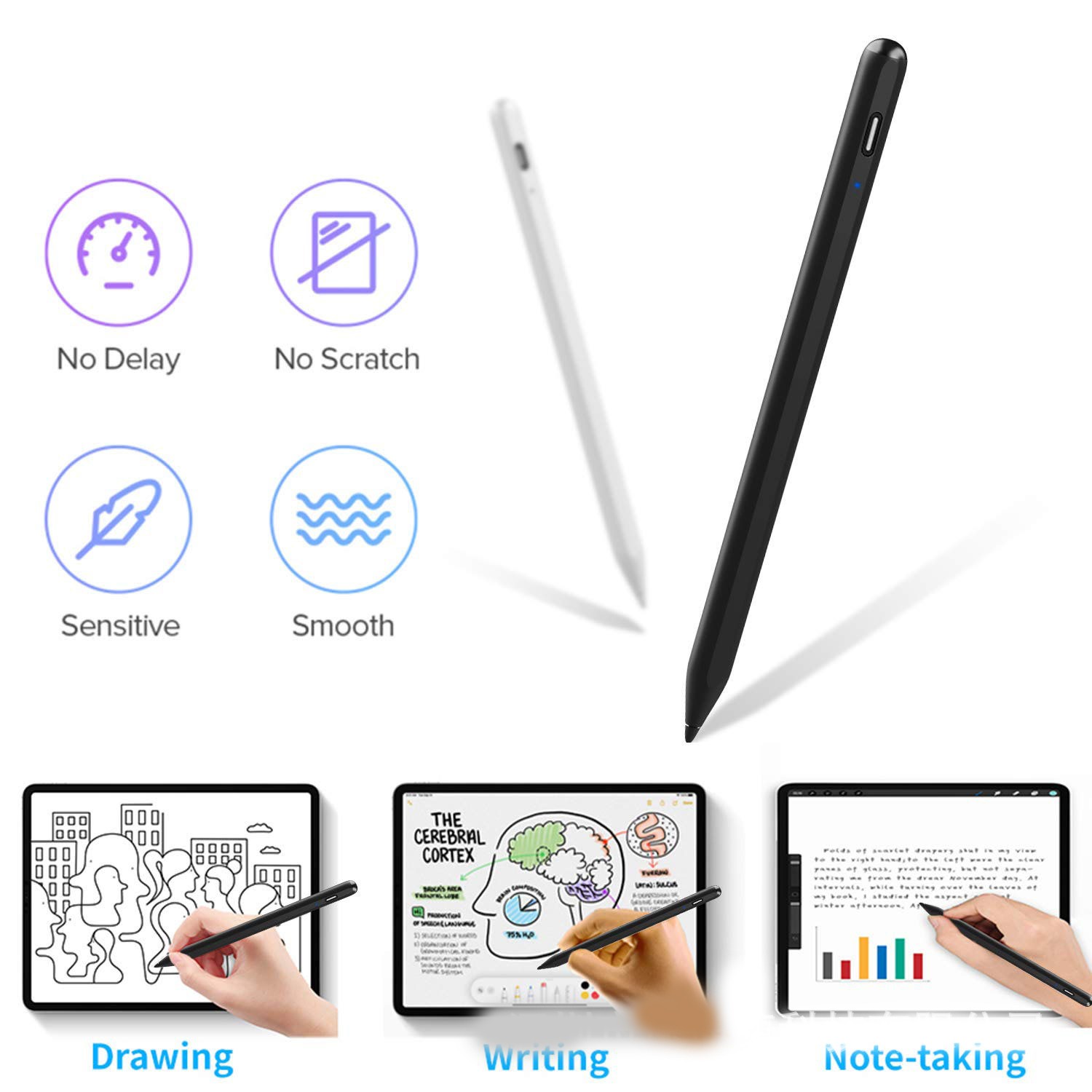 Compatible with Apple, iPad Pencil Dedicated Active Capacitive Pen Tablet Touch Screen Touch Touch Painting Stylus