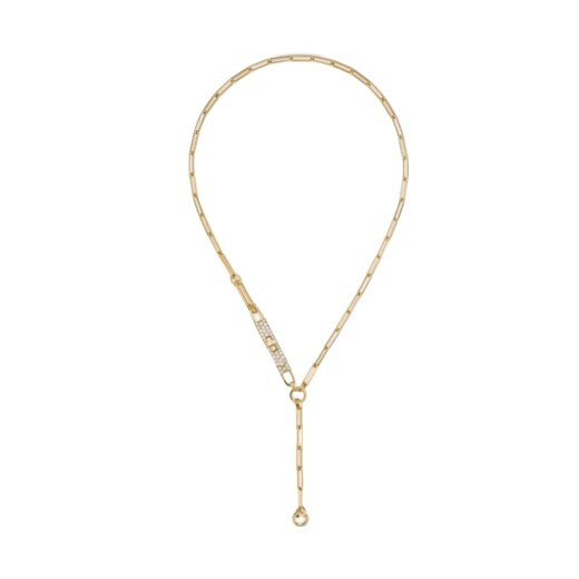 Simple Belt Tassel Hollow Chain Necklace