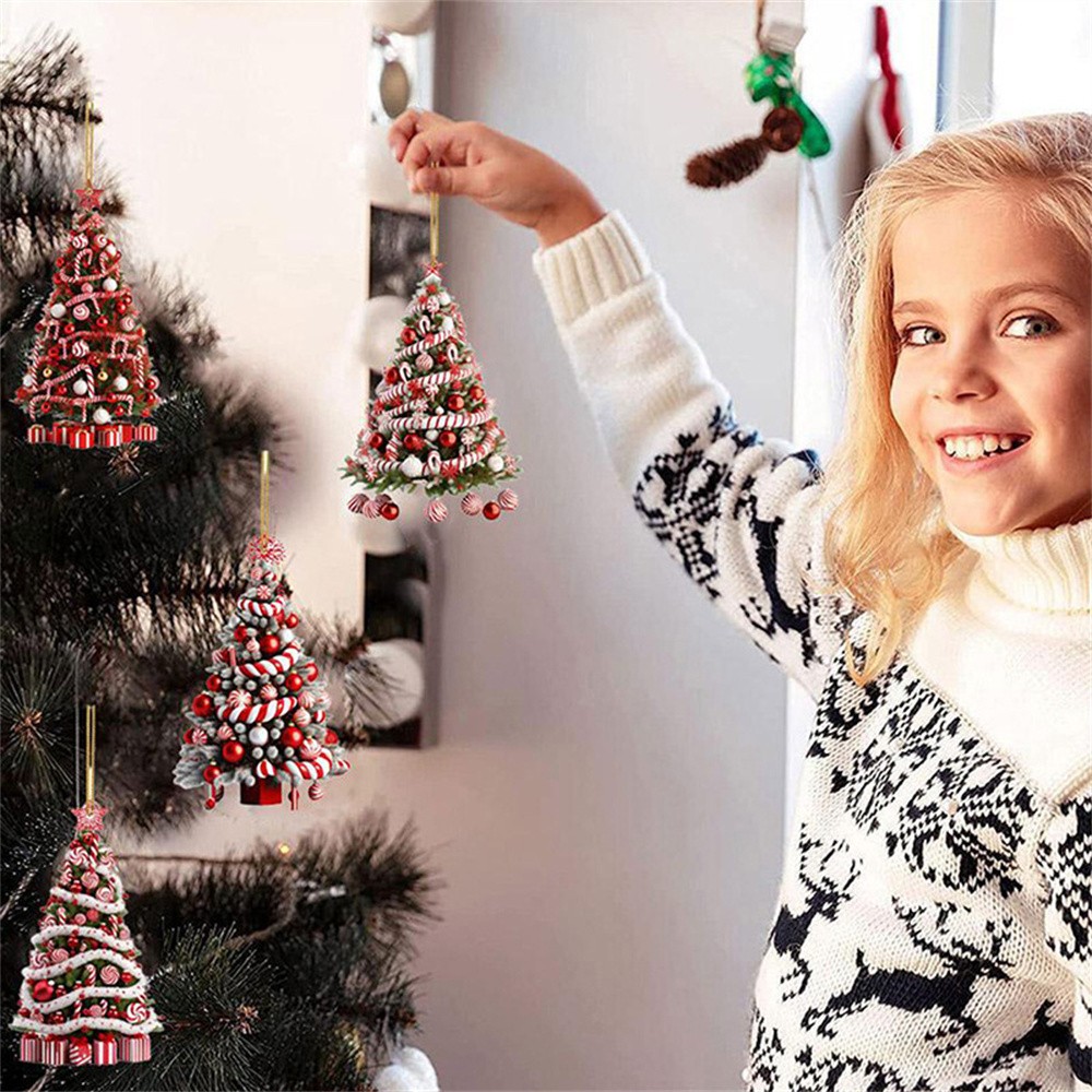 4PCS Christmas Tree Hanging Ornaments
