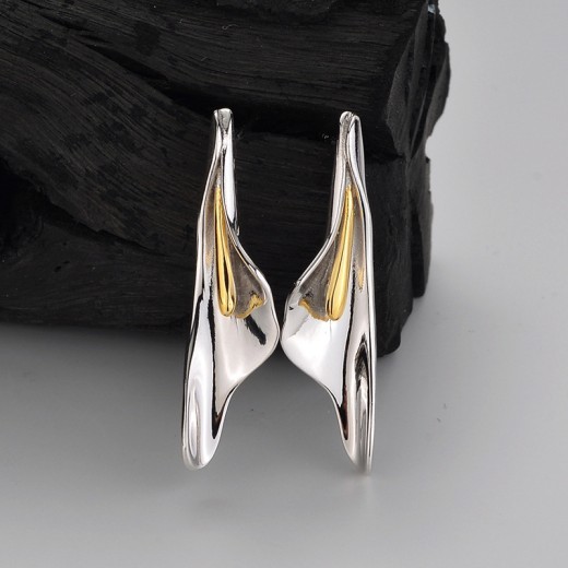 Women's 925 Sterling Silver Floral Stud Earrings