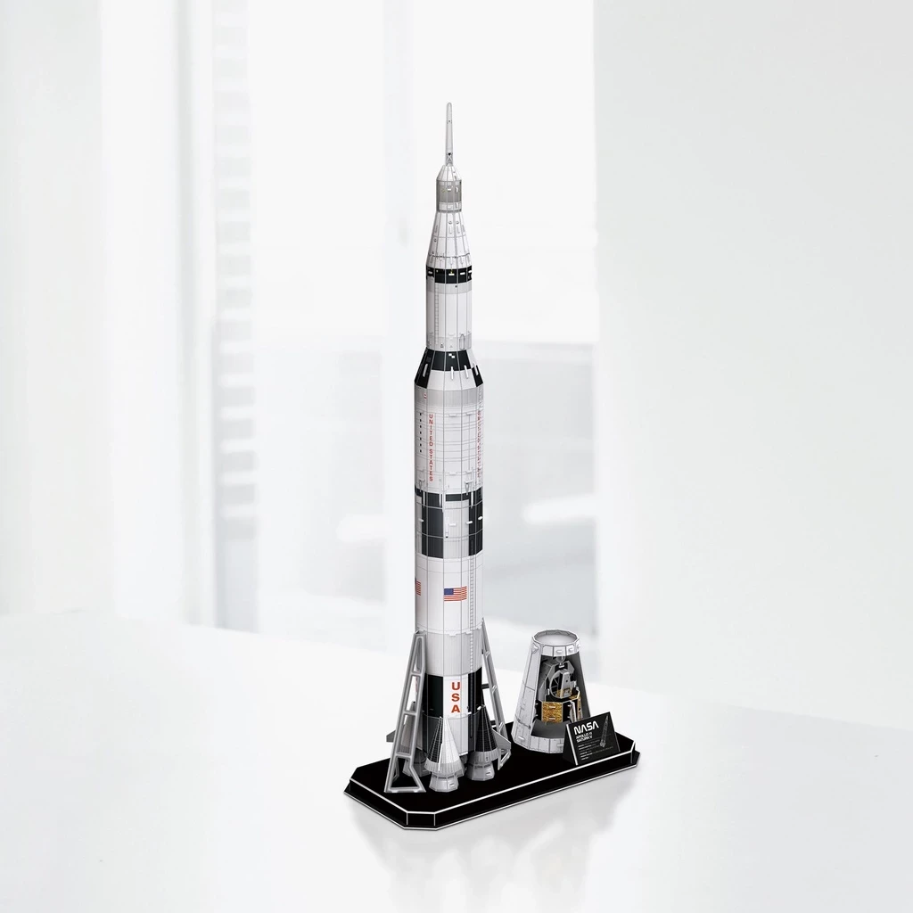 NASA Apollo Saturn V Rocket - 3D Puzzle Spaceship