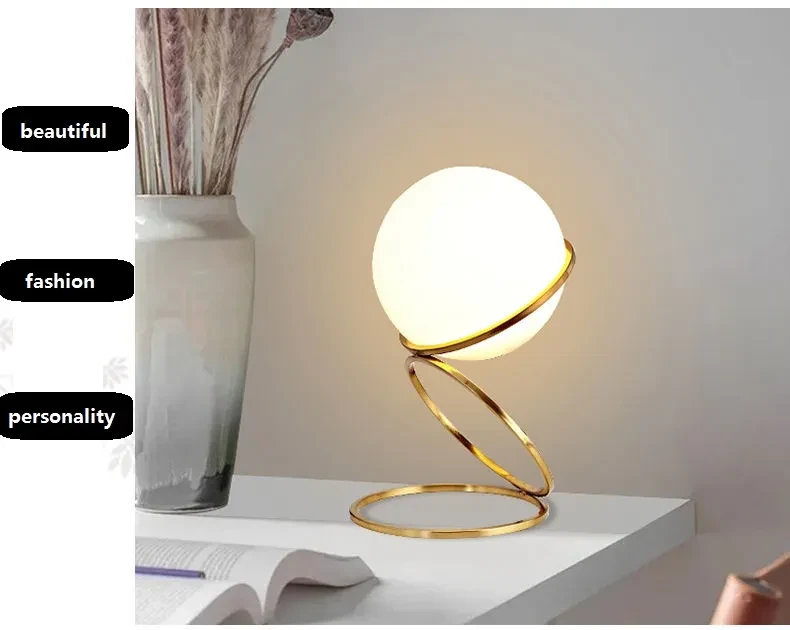 Bedroom Bedside Ball Table Lamp