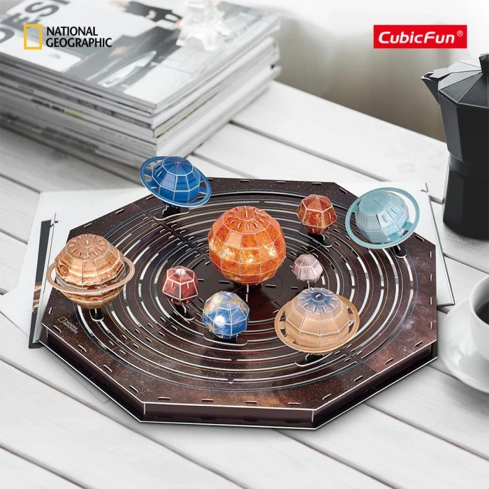 National Geographic Solar System - 3D Puzzle Mainan