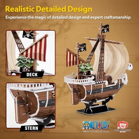 One Piece Going Merry L - 3D Puzzle
