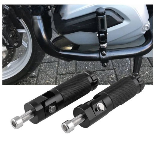 Motorcycle Pedal Pedal Aluminum Alloy Round Folding Pedal Motorcycle Modification Parts