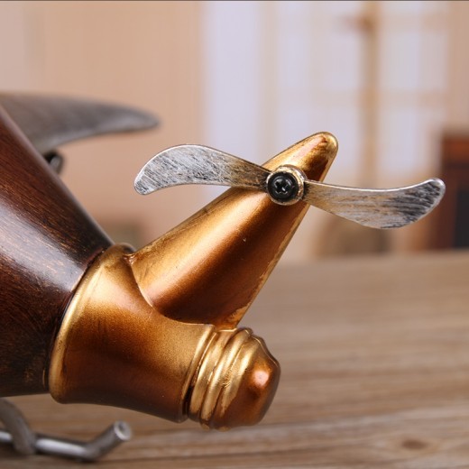 Bedroom Retro Airplane Clock Ornament Decoration