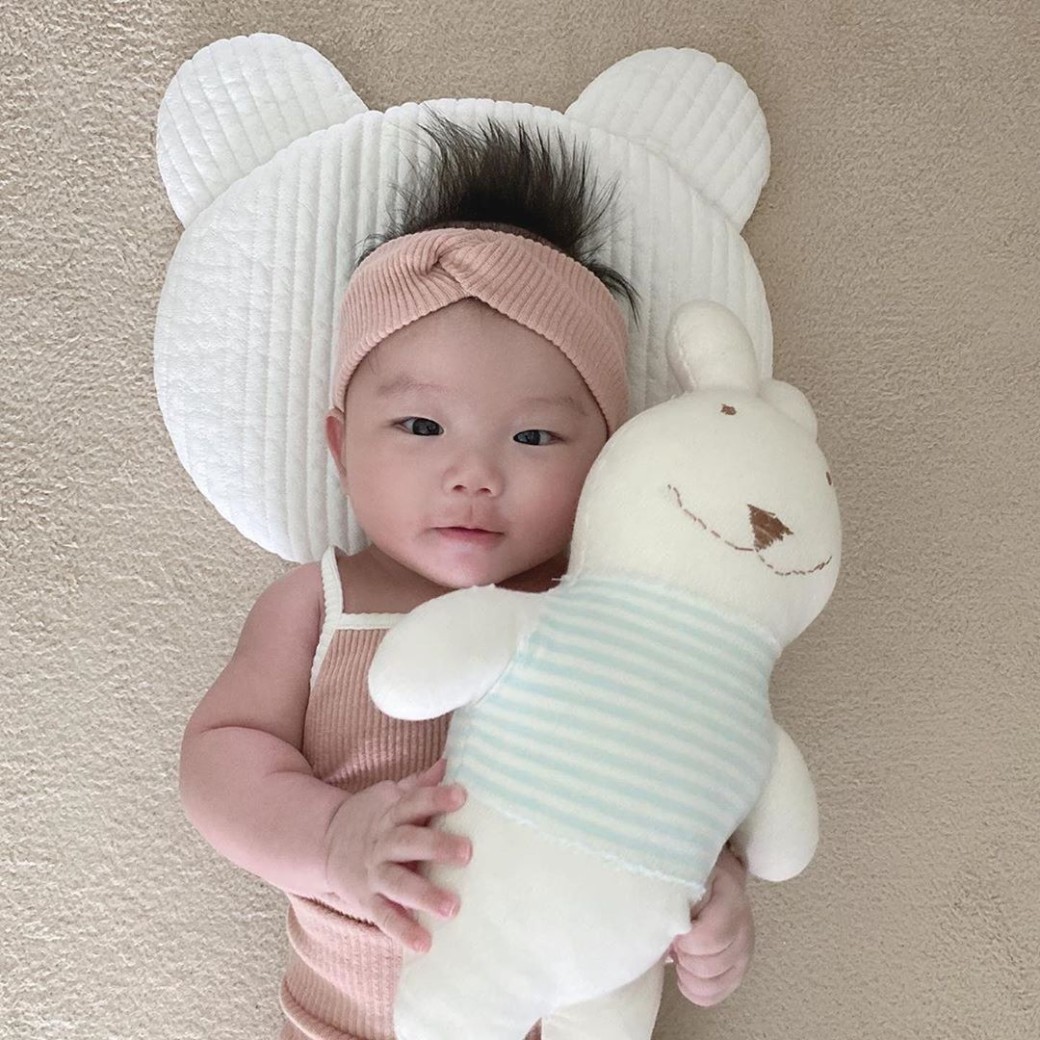 Breathable Cotton Bunny Baby Bear Pillow