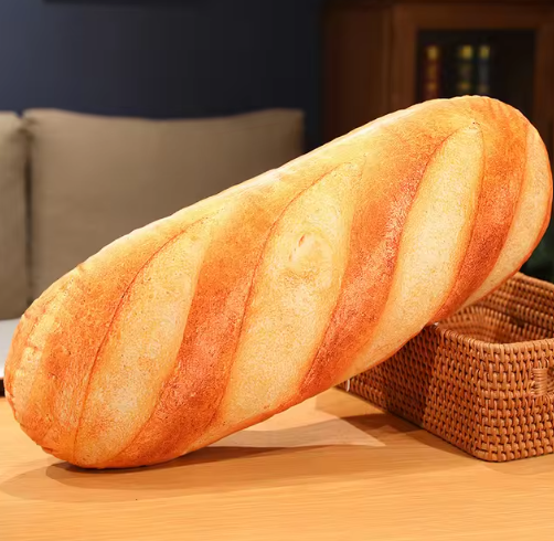 1pc 20~100cm French Bread Plush Pillow Stuffed Printing Images Food Plushie Peluche Party Prop Decor Sleeping Companion Man Gift