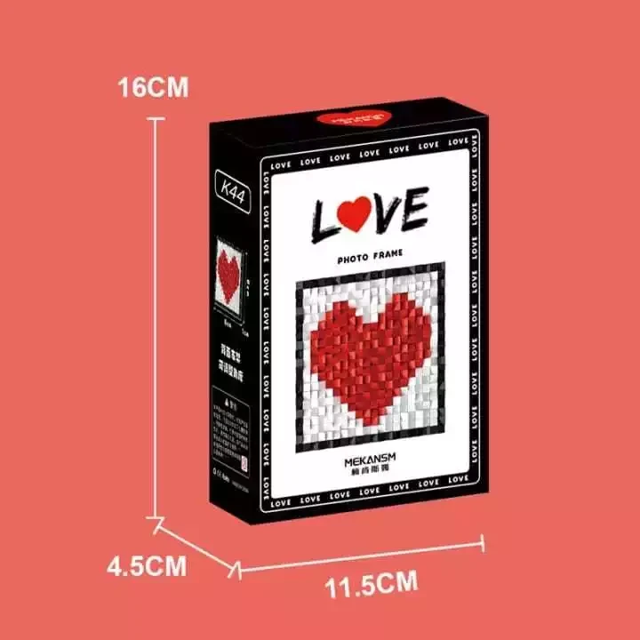 Nano Block Painting Love Toys Milking Shape Love Set Gifts And Display Love