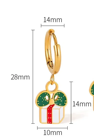 Delicate Earrings Fashion Creative Stainless Steel