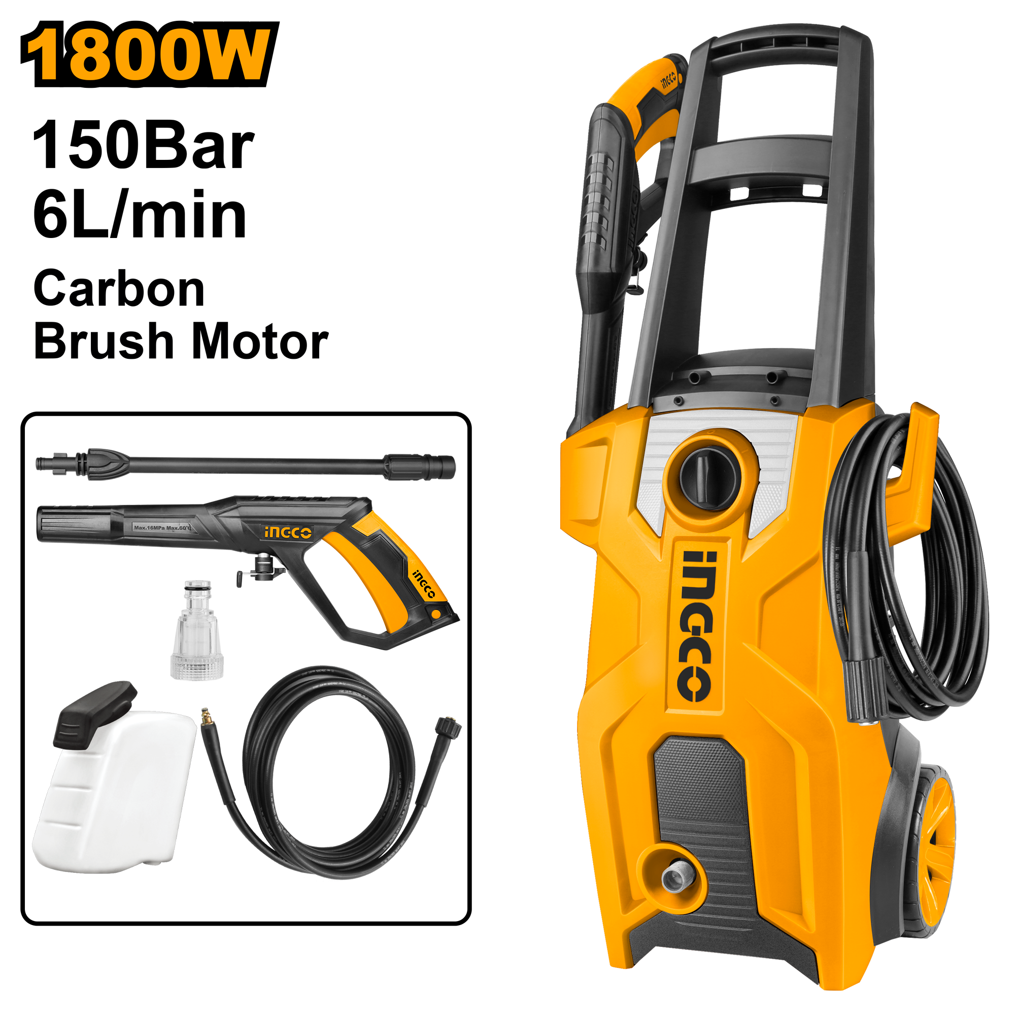 Pressure Washer Water Blaster 1800W