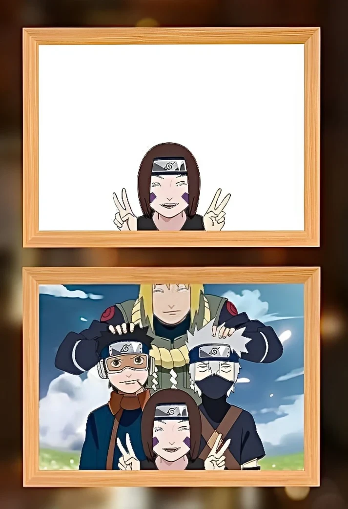 Naruto Rin with Minato Team Light Frame