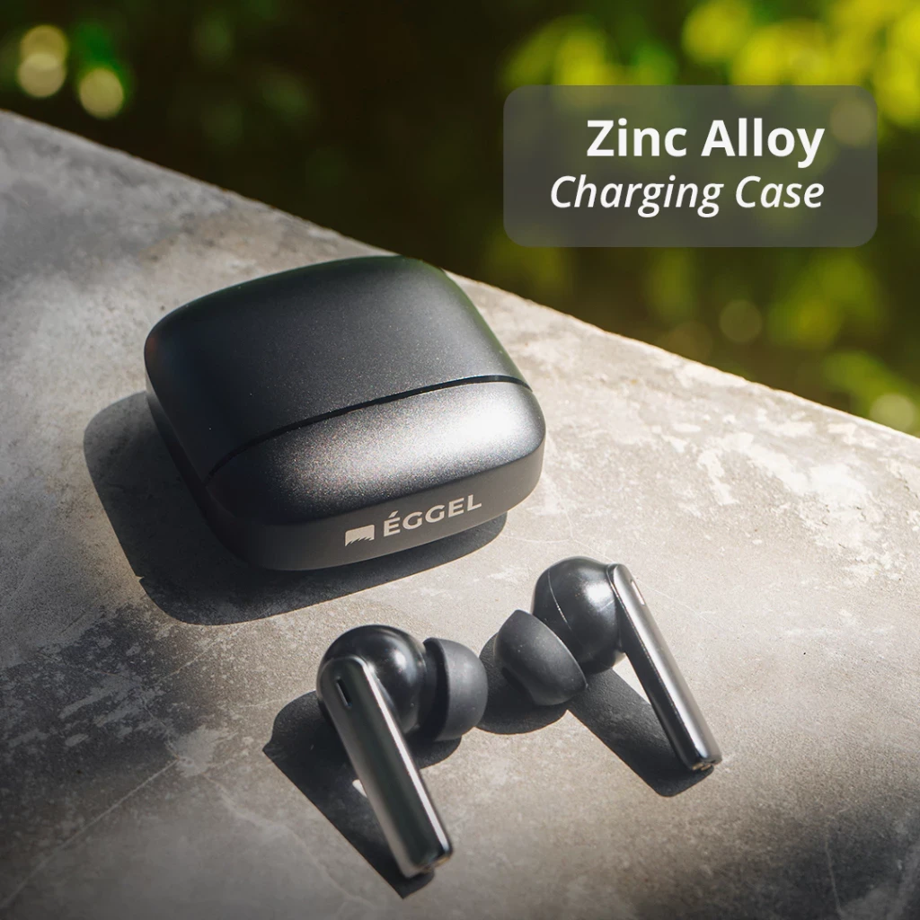 Eggel SteelBuds Pro AptX Adaptive Hybrid ANC ENC TWS Bluetooth Earphone with Dual Device Connection