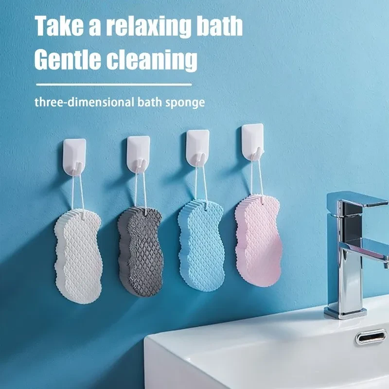 3D Body Rubbing Sponge Fish Scale