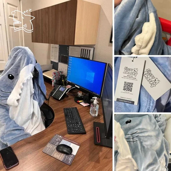 Sleepy Sharky Premium Shark Blanket