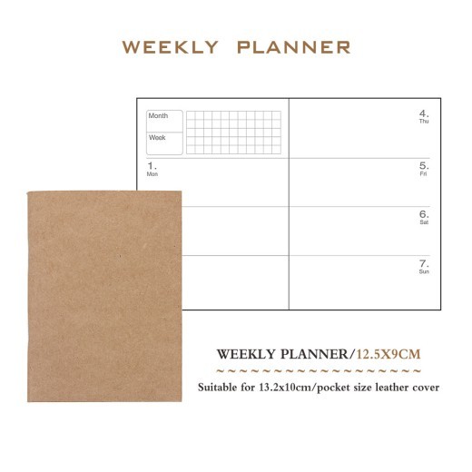 Traveler's diary book core