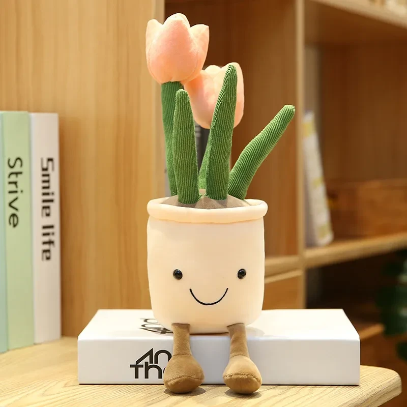 Cute Tulip Flower Plush Doll