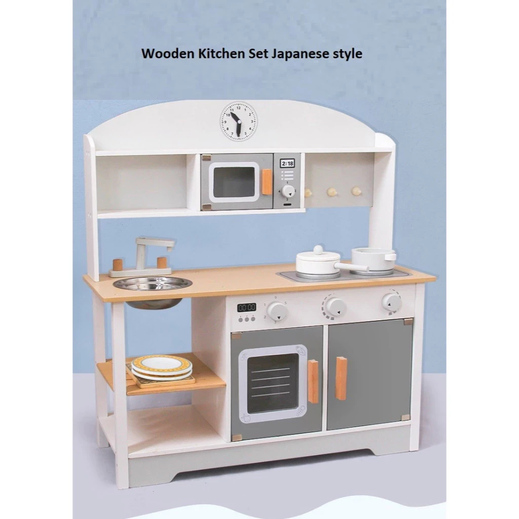 Wooden Toys Kitchen Set Model Japan Style