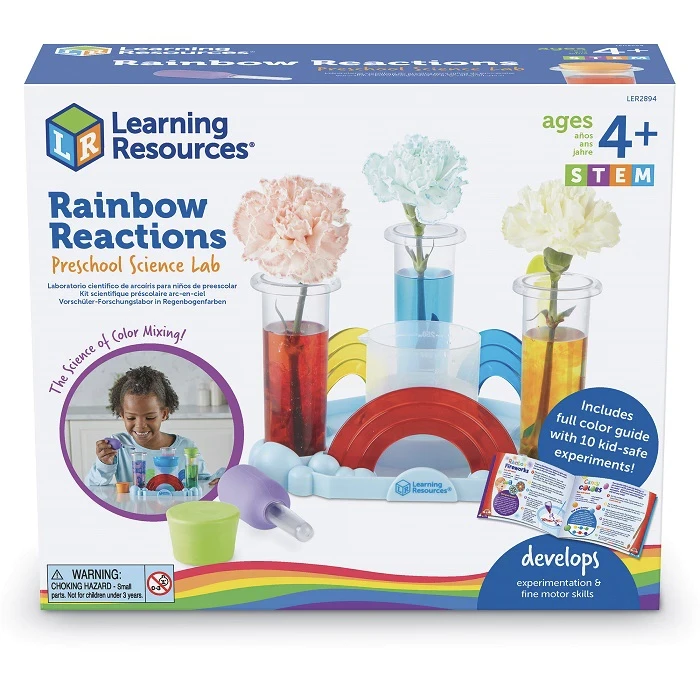 Learning Resources Rainbow Reactions Preschool Science Lab
