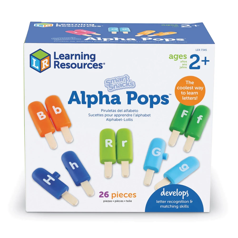 Smart Snacks Alpha Pops Alphabet Colorful Learn to Recognize Letters