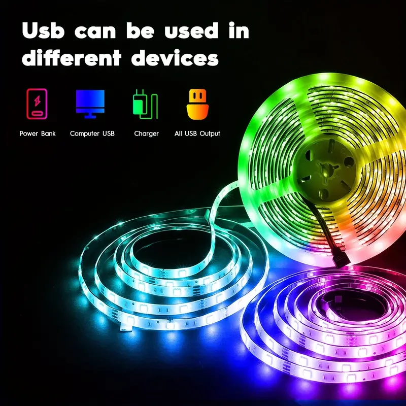 LED Strip Lights, Music Sync Color Changing