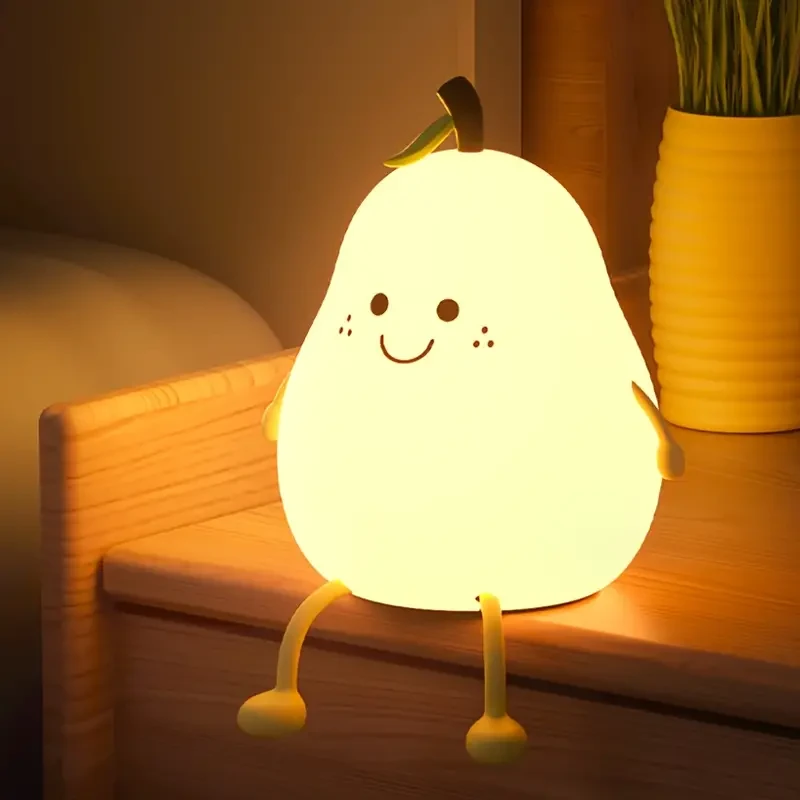 Charming Pear-Shaped LED Night Light