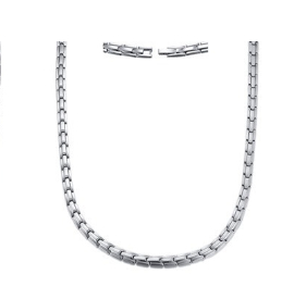 Titanium Steel Stainless Steel Magnet Necklace Hip Hop Jewelry