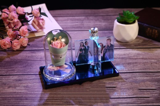 Personalized Crystal Photo Frame Custom Photo Album