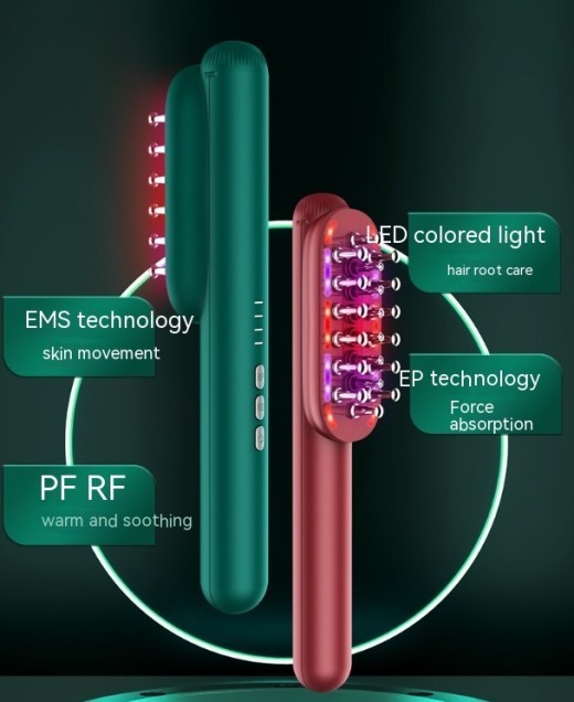 Color Light RF Comb Micro Current Hair Comb Hair Care Dense Hair Instrument Massage