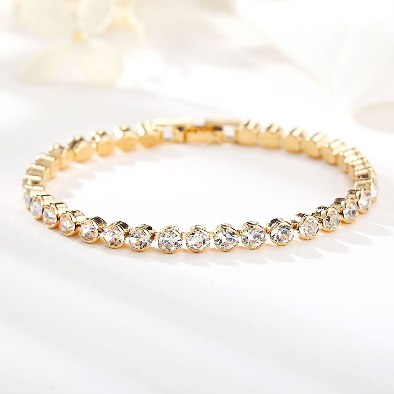 14K Gold Filled Tennis Bracelet
