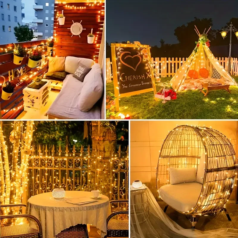 Solar LED String Lights Outdoor