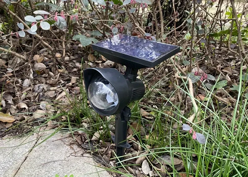 New Outdoor Solar Rotating Color Projection Lamp, Outdoor Led Spot Light