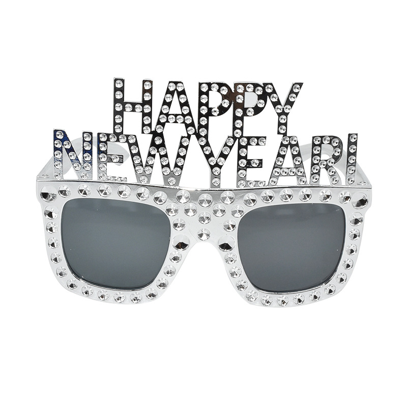 HAPPY NEW YEAR Funny Glasses NEW YEAR Party Glasses