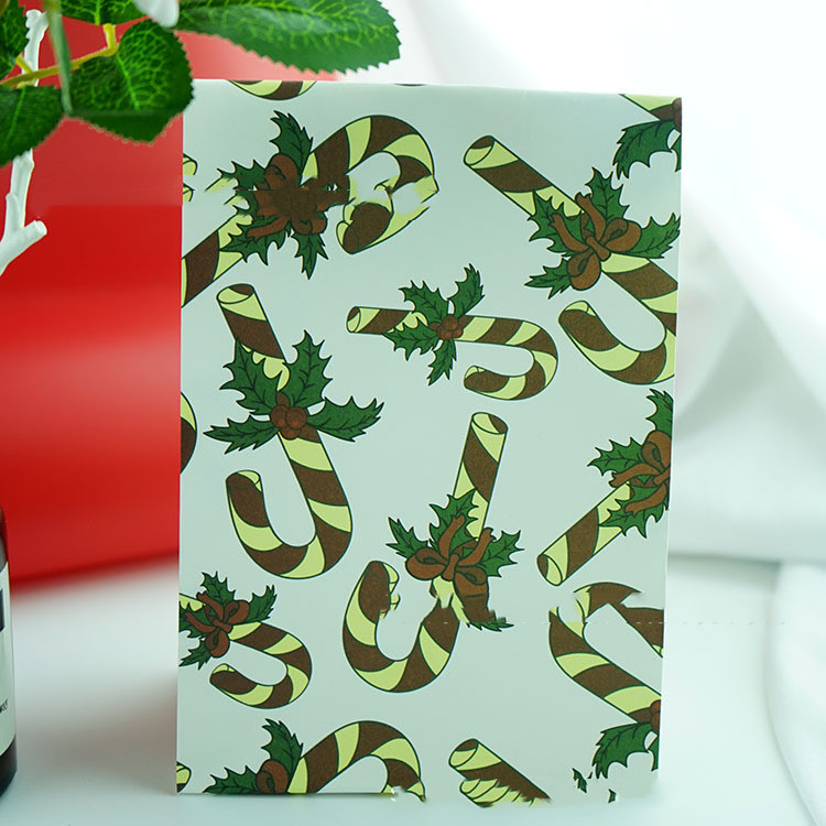 Foreign Trade New Christmas Spot Supply Cute Cartoon Paper Bag Children Snack Candy Packing Bag Paper Gift Bag
