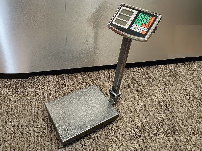 Scale - HEAVY DUTY STEEL 150KG LCD Digital Platform Scale Water-resistant