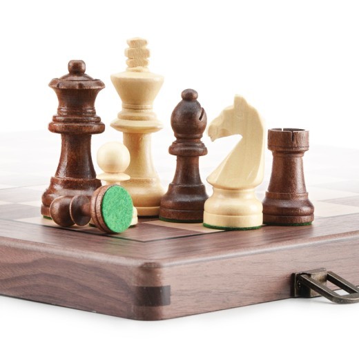 High Quality German Walnut Chess Wooden Chess Solid Wood Chess Pieces