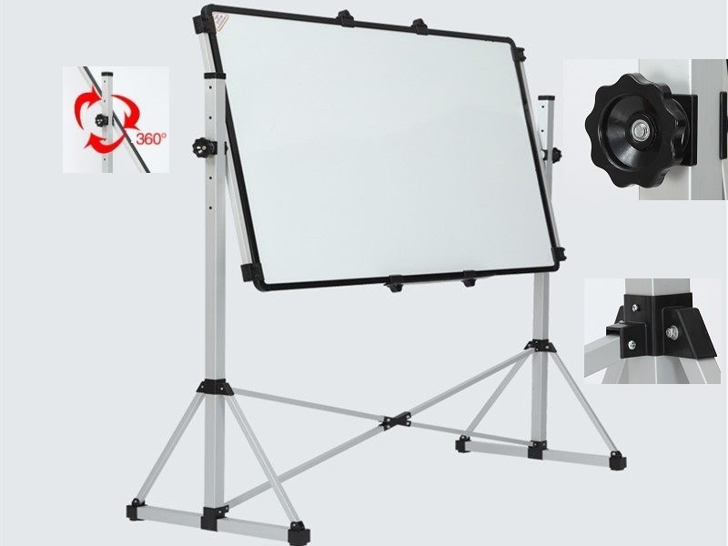 Quality 240X120CM 2 Sides Magnetic Whiteboard +Stand